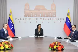 Delcy Rodr�guez desmantel� el "Sal�n N�stor Kirchner" en Miraflores