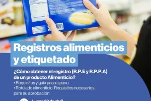 Salud convoca a emprendedores de alimentos a un taller