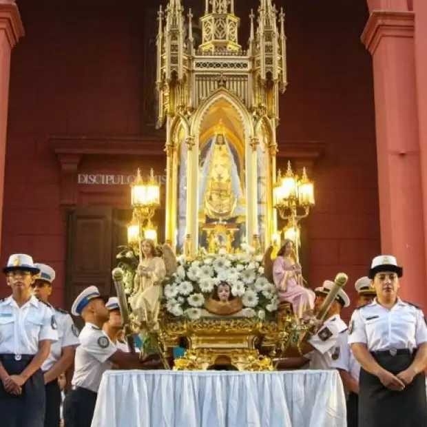 Recorrido de la Procesi�n de la Virgen del Valle y el operativo especial de seguridad