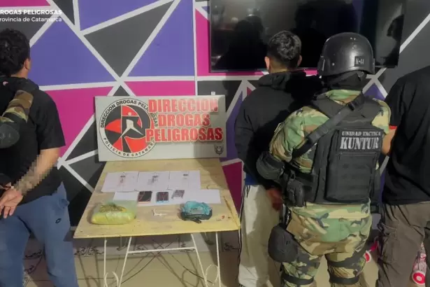 Narcomenudeo en Catamarca: tres detenidos y m�s de un kilo de droga secuestrada
