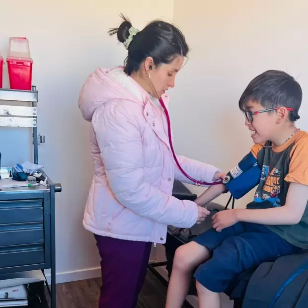 Atenci�n sanitaria en Antofagasta de la Sierra con residentes del Hospital Alem�n