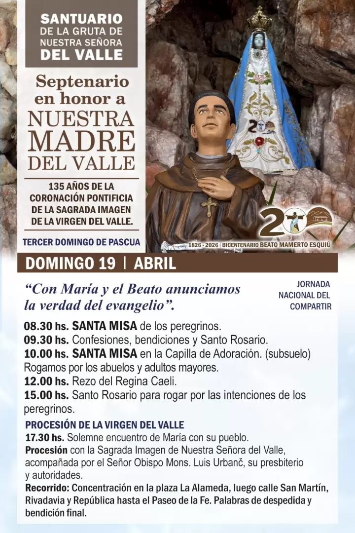fiestas marianas abril programa domingo