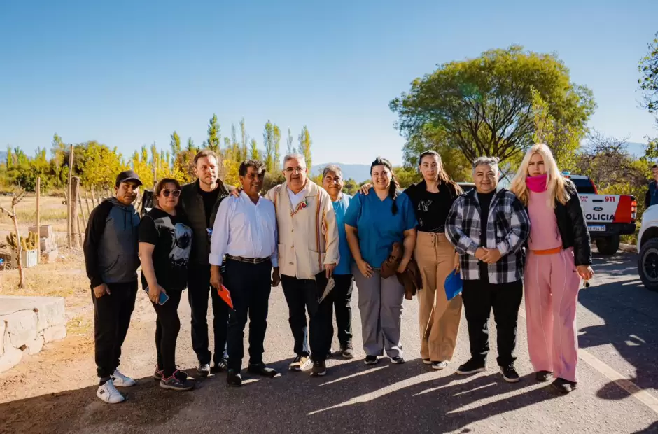Hospital de Palo Blanco: autoridades recorrieron el predio y presentaron el plan sanitario