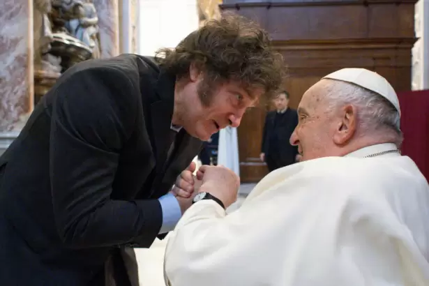 Milei defini� a Francisco como "el argentino m�s importante de toda la historia"