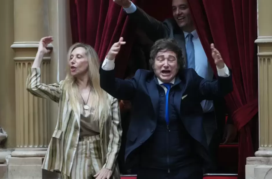 Javier y Karina Milei