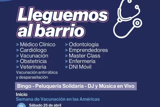 Operativo integral en el sur de la Capital: salud, vacunaci�n y servicios comunitarios