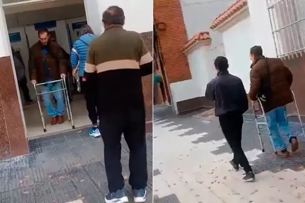 Desmienten que un hombre simulaba una discapacidad y confirman que padece Parkinson