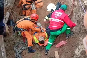 Derrumbe en obra cercana a River: tres obreros heridos y complicaciones de tr�nsito en Lugones