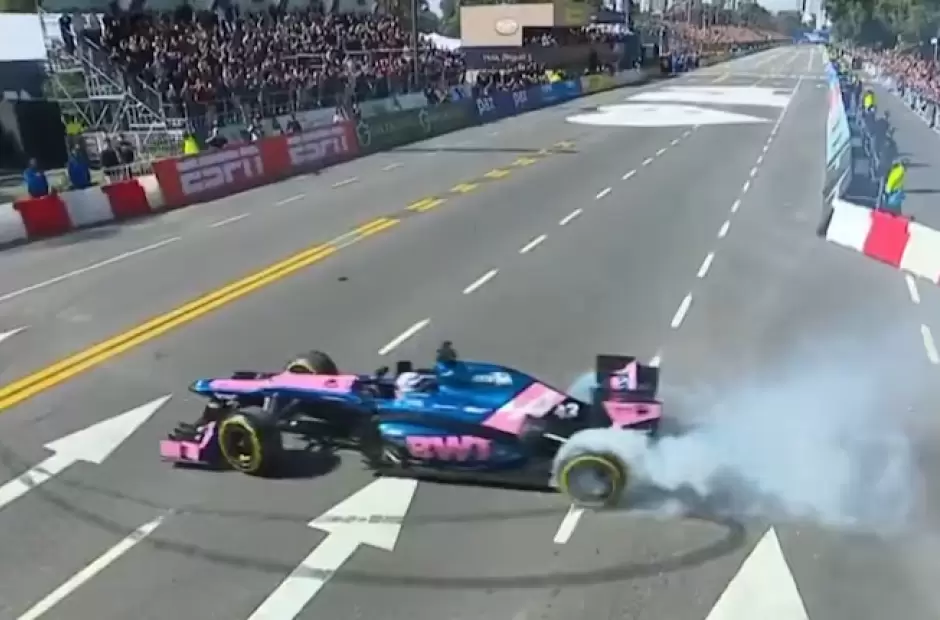 Trompos y todo el show de la F�rmula 1