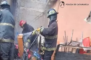 Un incendio provoc� da�os parciales en una vivienda de Catamarca