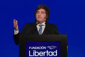 Milei defendi� su programa econ�mico: "Lo peor ya pas� a pesar del ataque de la pol�tica"