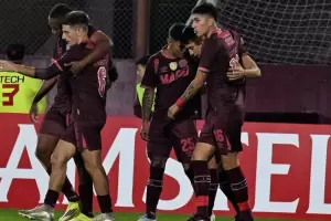 Lan�s venci� a Liga de Quito por la Copa Libertadores y es l�der del Grupo G