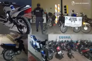 Operativos en Capital y el interior: secuestran 37 motos y arrestan a cuatro personas