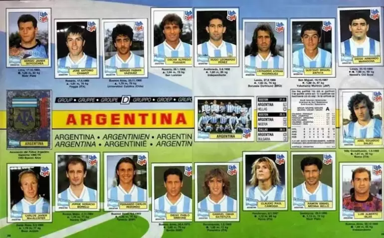 panini jugadores mundial