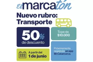 Marcat�n Transporte: habilitan el registro para acceder al descuento en colectivos