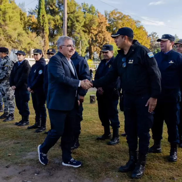 Inauguran nuevas obras en el Polideportivo Policial