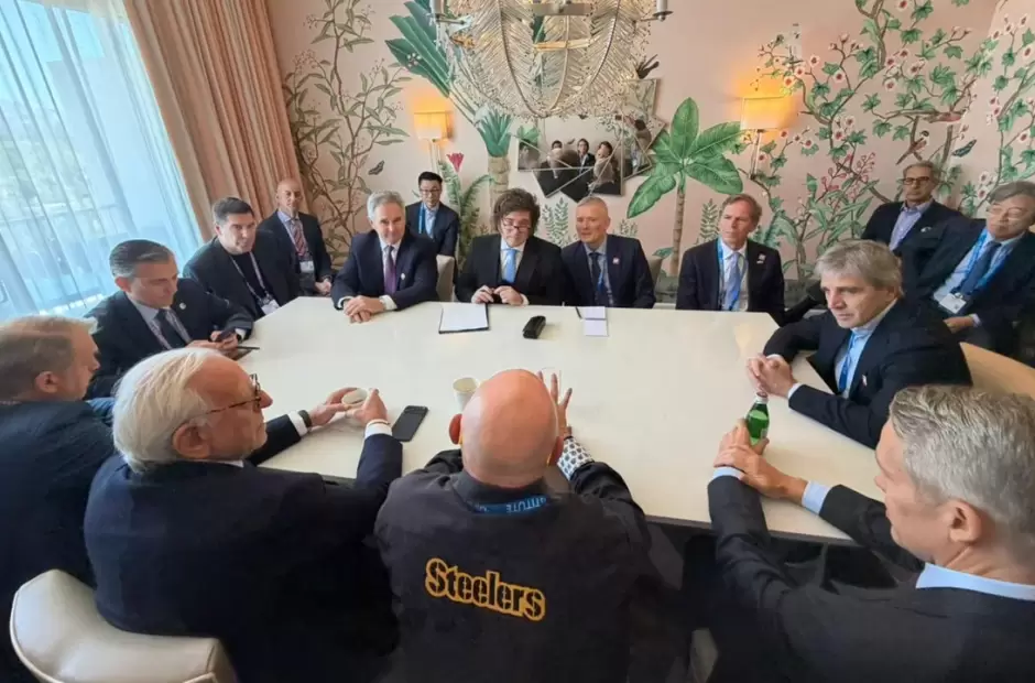 Milei en Los Angeles con empresarios