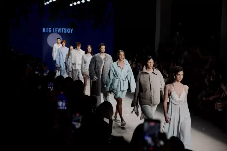 oleg levitsky en la moscow fashion week