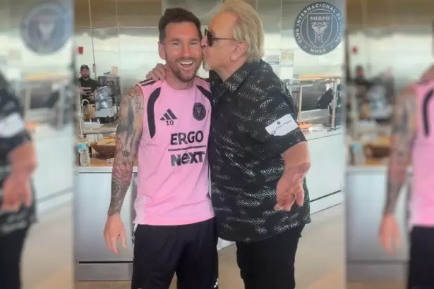 Messi y "Quico": el encuentro entre dos �conos populares que se volvi� viral