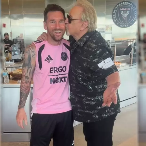 Messi y "Quico": el encuentro entre dos �conos populares que se volvi� viral