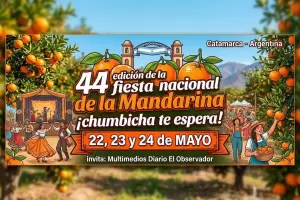 Chumbicha se prepara para la 44� edici�n del Festival Nacional de la Mandarina