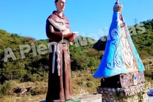 Entronizaron al Beato Mamerto Esqui� en la Cuesta del Totoral, en Pacl�n