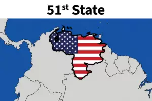 Sorpresivo posteo de Donald Trup: public� un mapa con Venezuela pintada con la bandera de EEUU