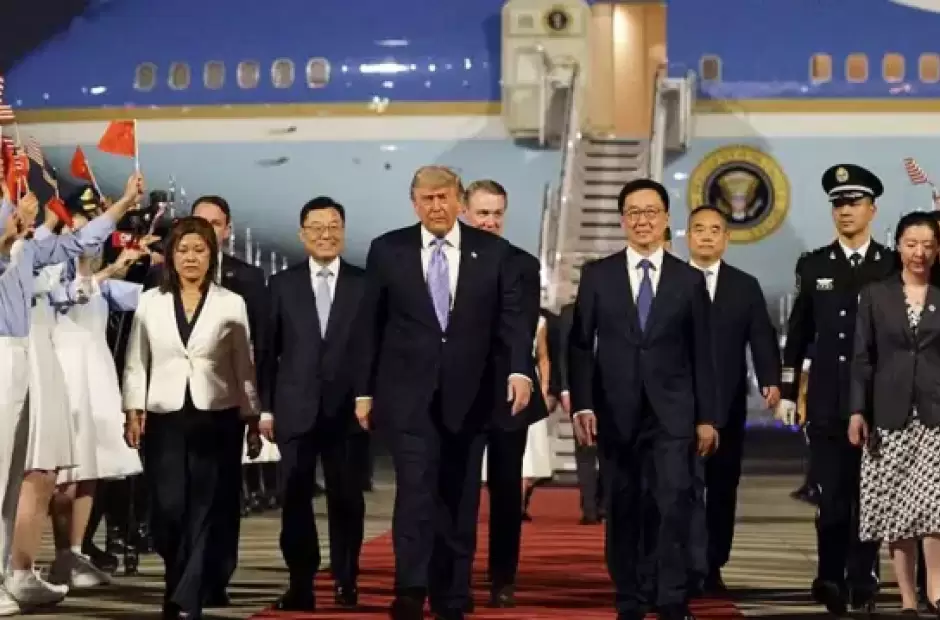 Trump en China