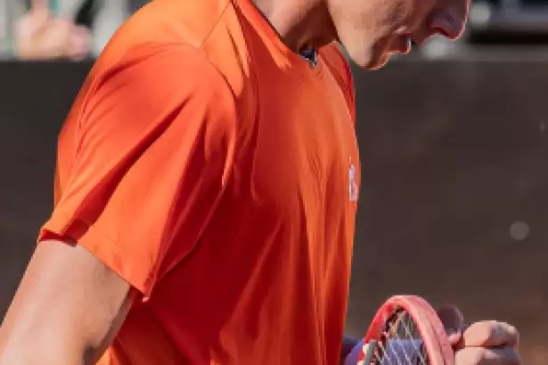 Manu La Serna avanz� a cuartos de final del Challenger de C�rdoba