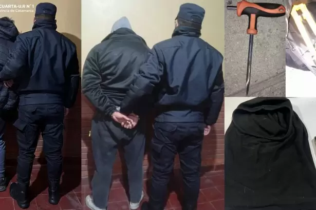 Robo, persecuci�n y accidente en Catamarca: dos delincuentes terminaron tras las rejas