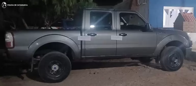 camioneta arrestados