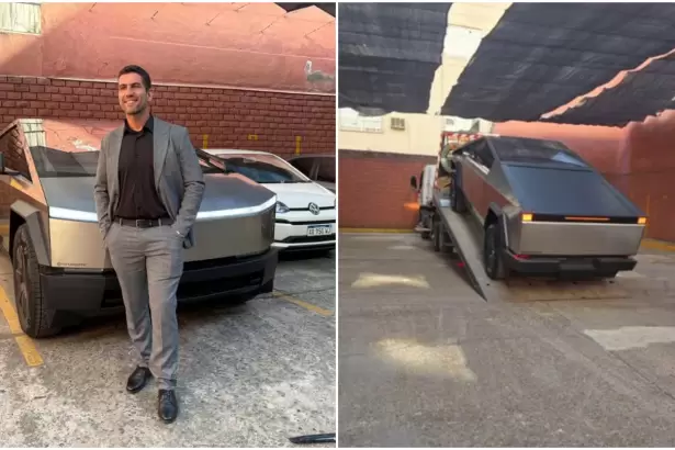 La camioneta Tesla del diputado libertario fue remolcada: no estaba patentada
