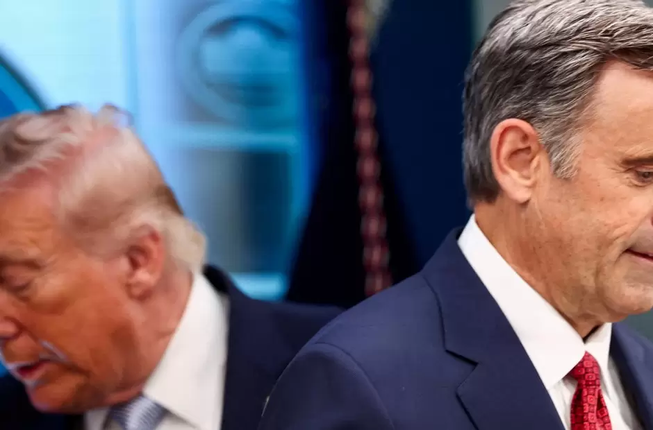 John Ratcliffe y Donald Trump