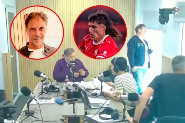 Esc�ndalo: un jugador de Independiente increp� a un periodista en la puerta de la radio