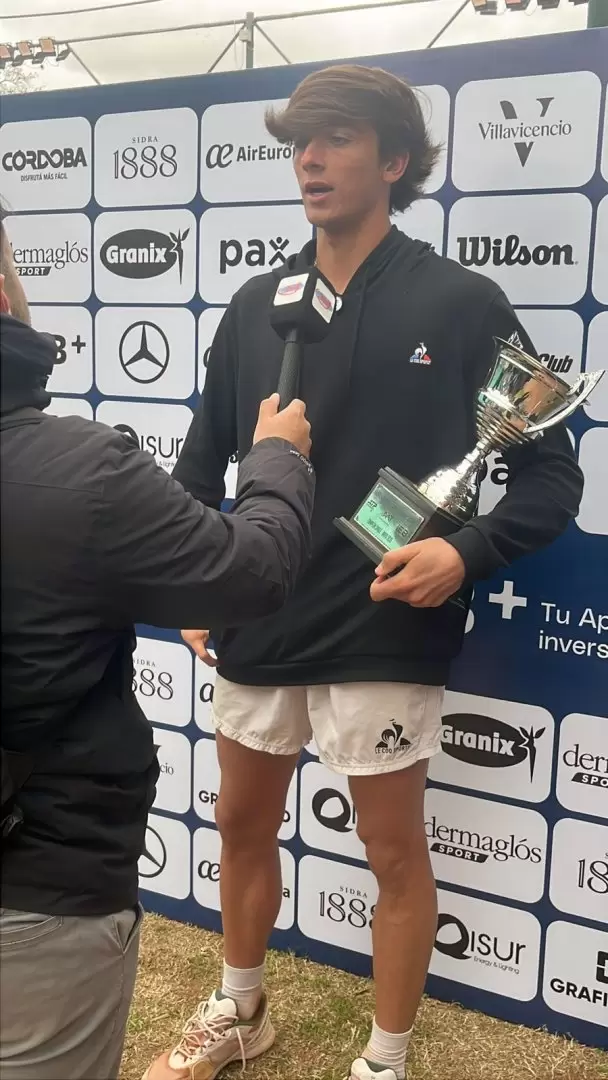 Un catamarqueño en lo más alto: Juan Manuel La Serna conquistó el Challenger de Córdoba