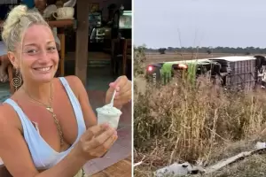Tragedia en Australia: una joven argentina muri� tras el vuelco de un micro tur�stico