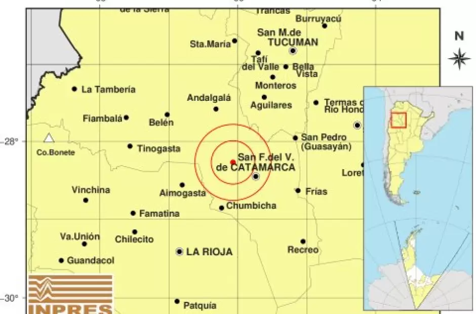 Un fuerte sismo de 4.5 grados sacudi� Catamarca y gener� inquietud entre los vecinos