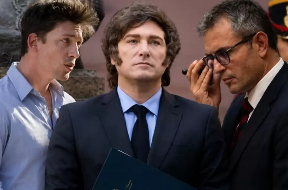 Caputo, Milei y Menem