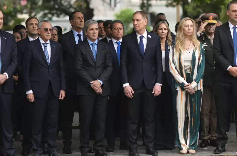 Lugones, Caputo, Adorni y Karina Milei