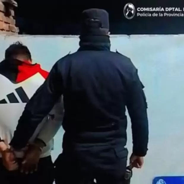 Aprehendieron a un sujeto por amenazar a un hombre con un arma blanca
