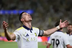 Cristiano Ronaldo meti� un doblete y grit� campe�n con Al Nassr
