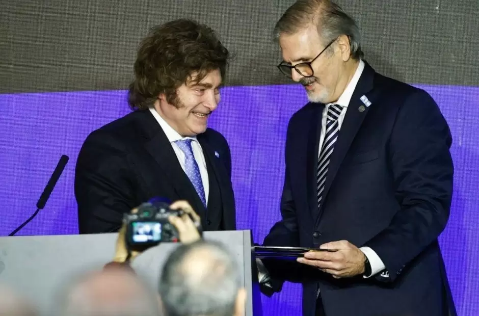 Javier Milei y Ricardo Marra