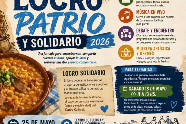 Villa Dolores celebrar� la 15� edici�n del Locro Patrio y Solidario: los detalles