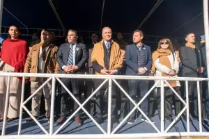 Dusso encabez� en El Rodeo el acto central por el 25 de Mayo y el Niquixao