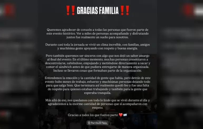 sandwich lamentable descargo