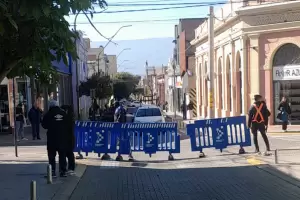 Malestar por el corte de tr�nsito en el microcentro capitalino: "Es una exageraci�n"