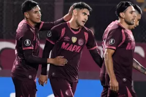 Lan�s venci� a Mirassol y se meti� en la Copa Sudamericana