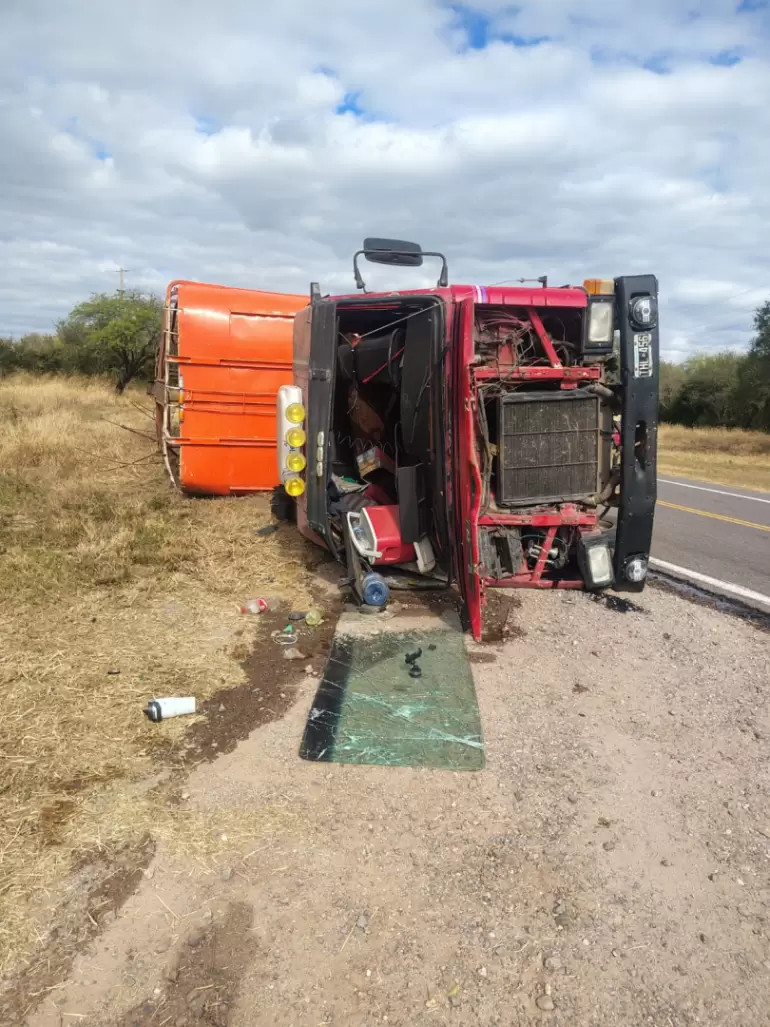 vuelco camion