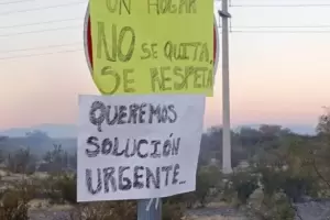 Corte de ruta en Pajonal por el conflicto de usurpaci�n de una vivienda