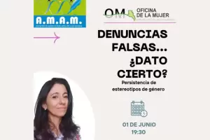 Denuncias falsas: dictan charla para analizar estereotipos de g�nero y su impacto en la sociedad